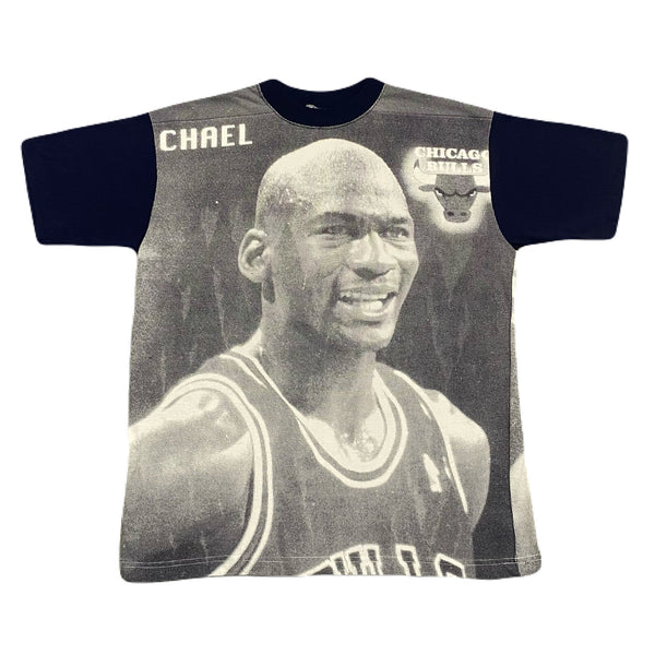 Vintage NBA Chicago Bulls Michael Jordan All Over Print T-Shirt Men’s Large