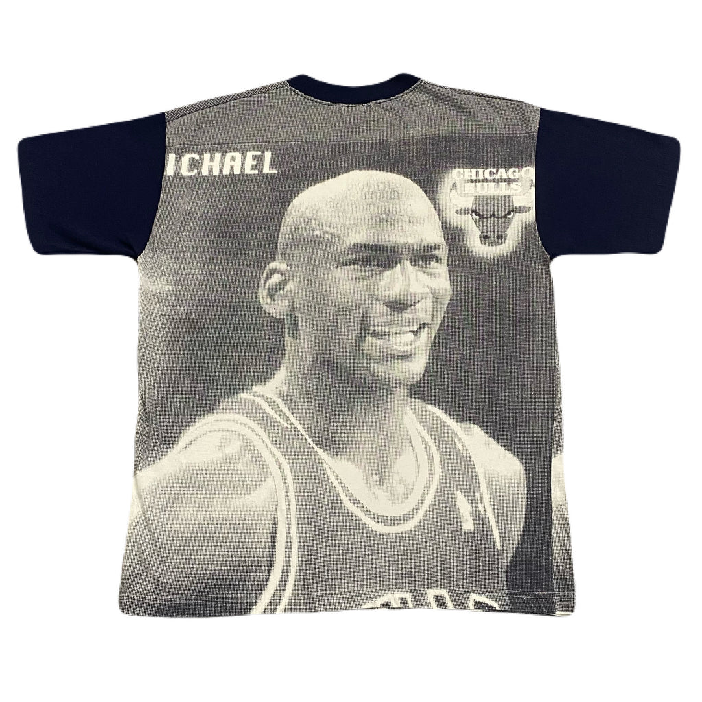 Vintage NBA Chicago Bulls Michael Jordan All Over Print T-Shirt Men’s Large