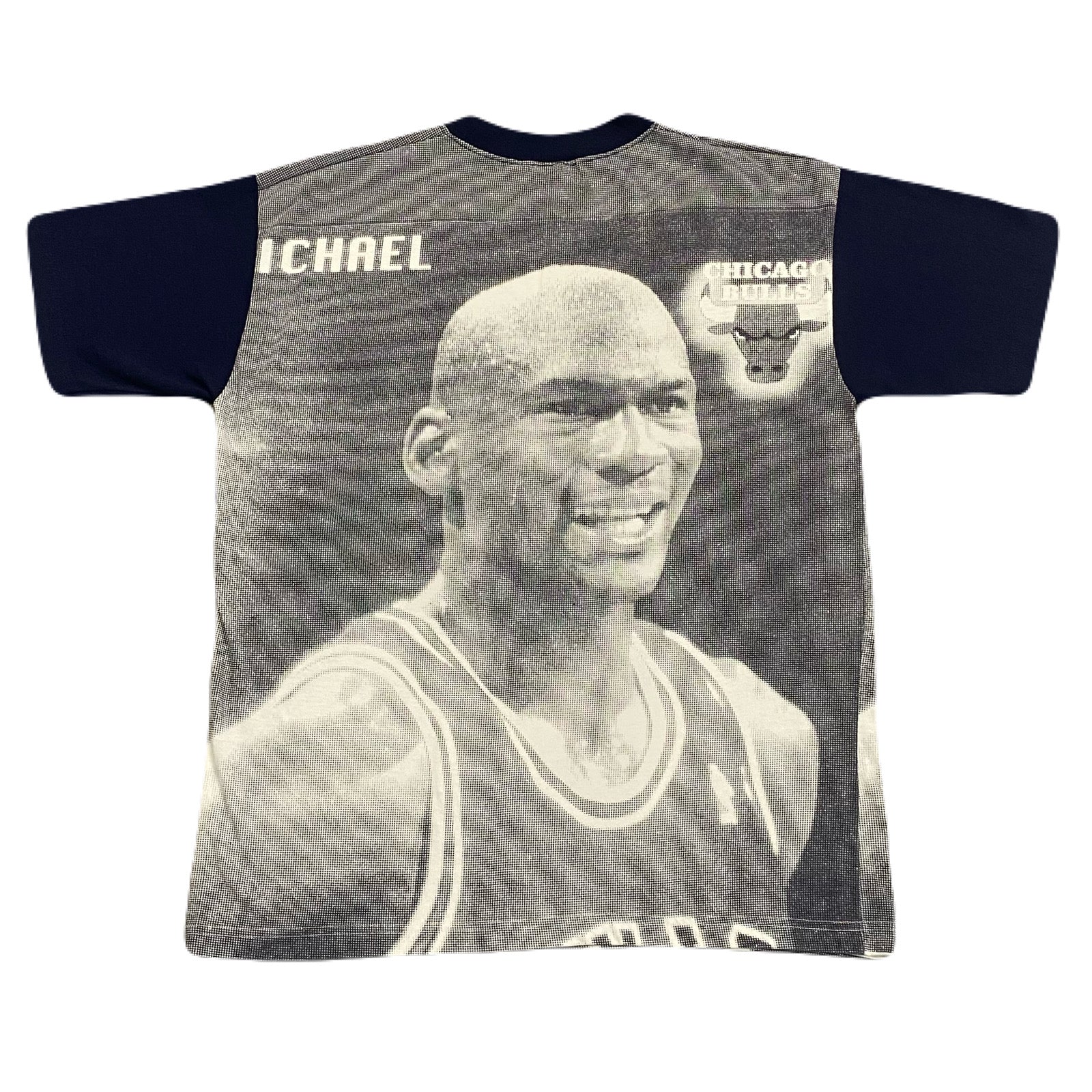 Vintage NBA Chicago Bulls Michael Jordan All Over Print T-Shirt Men’s Large