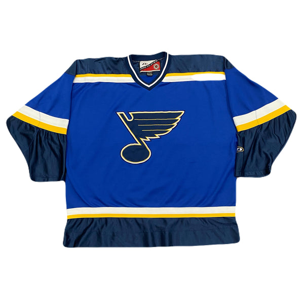Vintage Pro Player NHL St. Louis Blues Blue Hockey Jersey Men’s XL