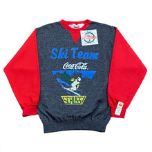 Load image into Gallery viewer, Deadstock 1986 Coca-Cola Winter Sports Ski Team Schuss! Sweatshirt Small
