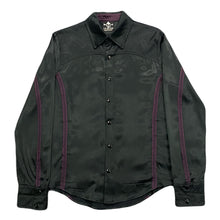Load image into Gallery viewer, Vintage Lip Service Rayon &amp; Acetate Long Sleeve Snap Button Shirt Women’s Small
