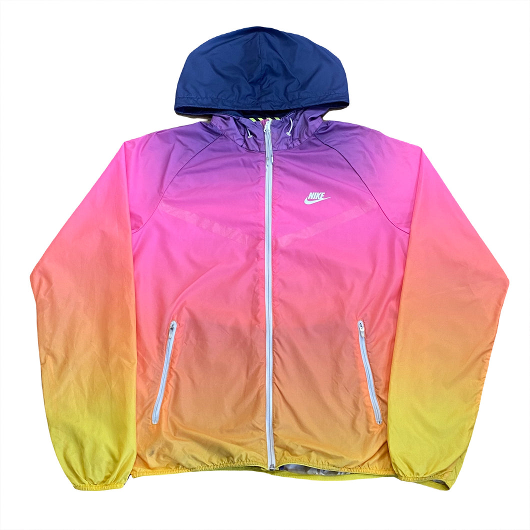 Rare Nike Tech Windrunner 2015 Sunset Zip Windbreaker Jacket Medium