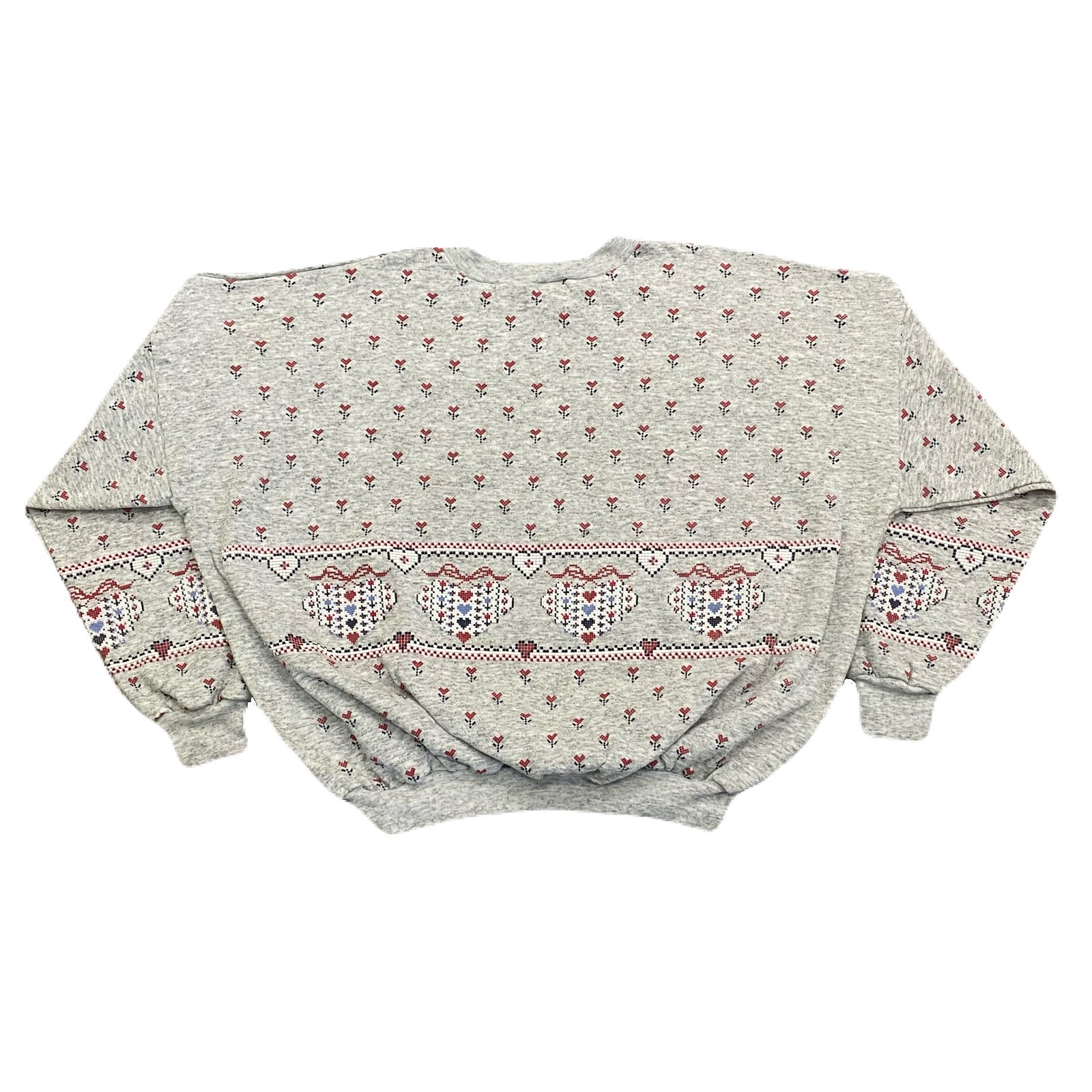 Vintage Scoop Of Spumoni Teddy Bear Puffy Print AOP Sweatshirt Women’s Large