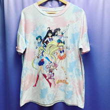 Load image into Gallery viewer, Sailor Moon Tie-Dye Super Soft T-Shirt Women’s Small

