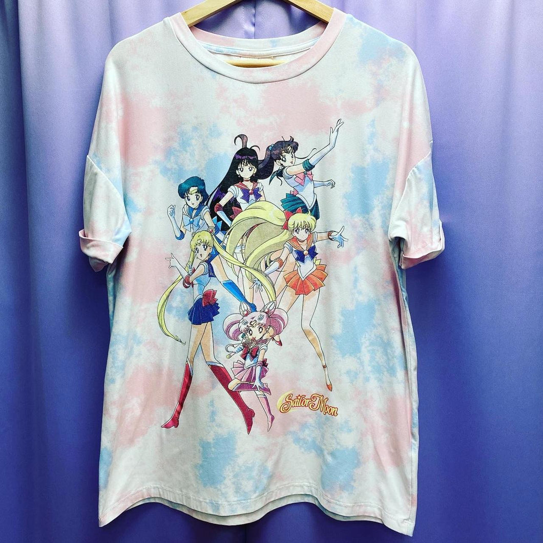 Sailor Moon Tie-Dye Super Soft T-Shirt Women’s Small