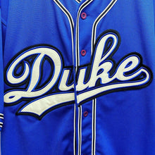 Load image into Gallery viewer, Vintage 90’s Colosseum NCAA Duke Blue Devils Script Baseball Jersey XL
