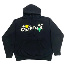 Load image into Gallery viewer, Coachella 2023 Bad Bunny Desert Lineup Double Sided Puffy Print Hoodie Medium
