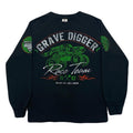 Grave Digger Monster Jam 2013 Race Team Signed Charlie Pauken Long Sleeve Shirt Mens Small