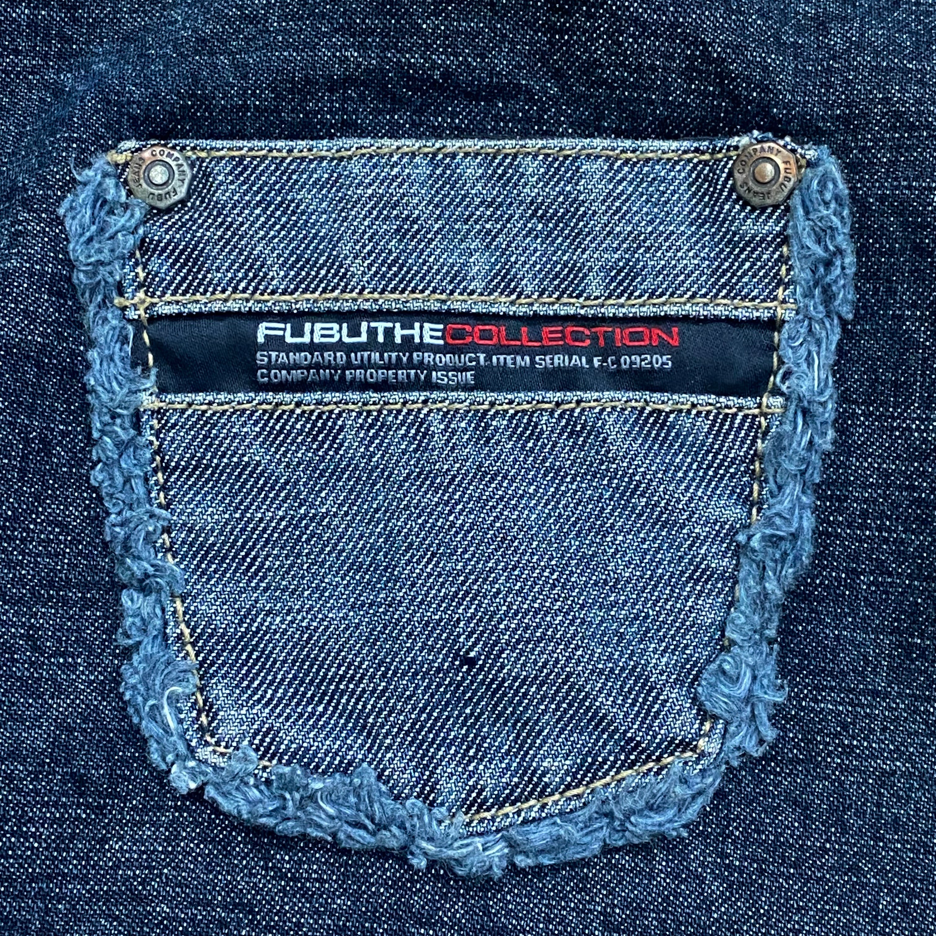 Vintage FUBU The Collection Denim Shoulder Bag