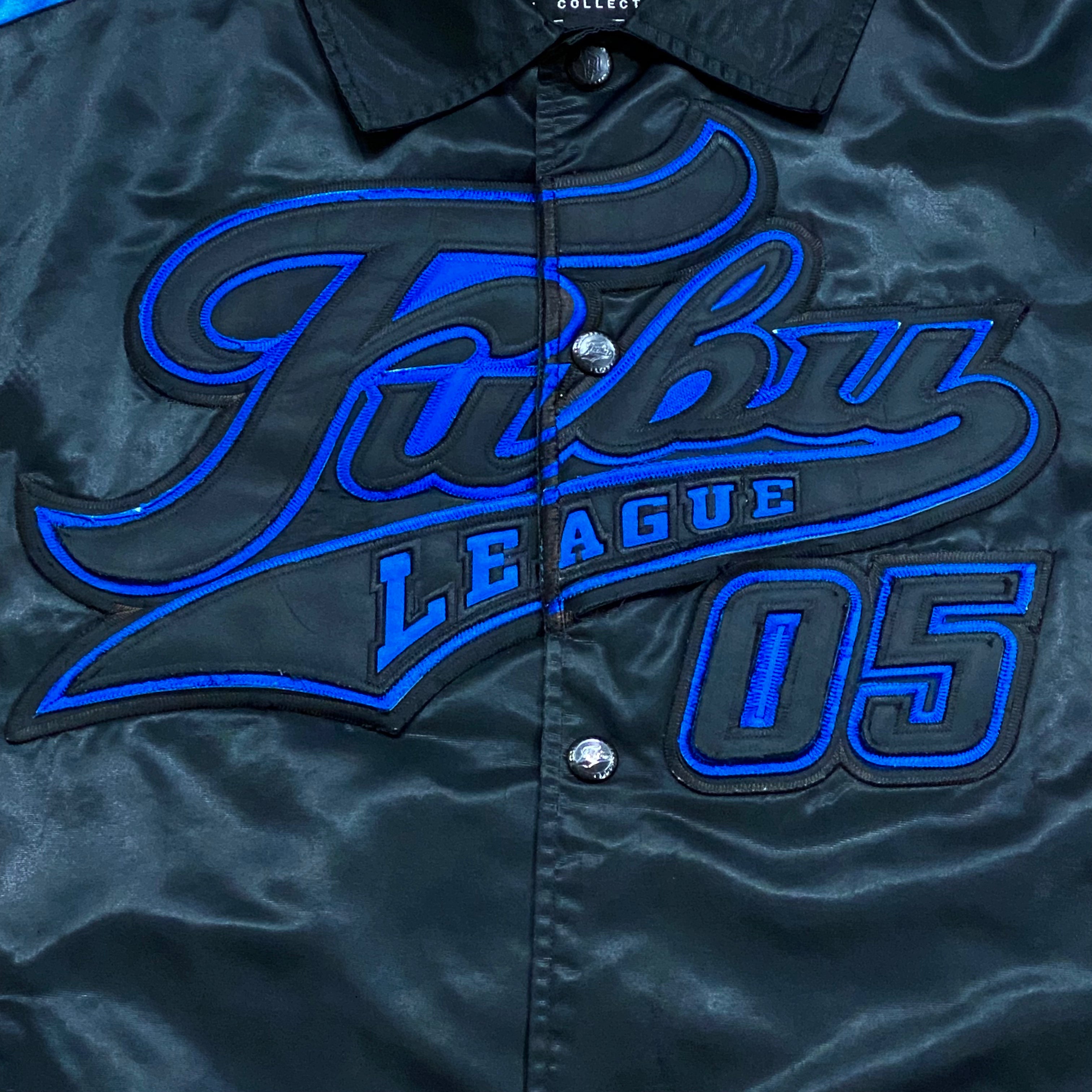 Vintage Fubu Satin Snap Coach Jacket XL