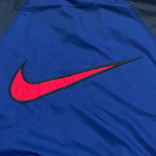 Load image into Gallery viewer, Vintage 90’s Nike Big Swoosh Windbreaker Jacket Large
