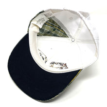 Load image into Gallery viewer, Vintage 1996 Looney Tunes Taz Plaid Elastic Back Hat  (New With Tags)
