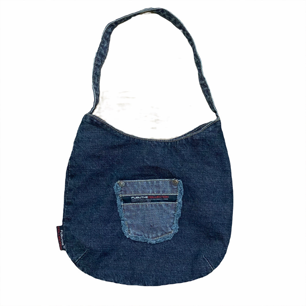 Vintage FUBU The Collection Denim Shoulder Bag