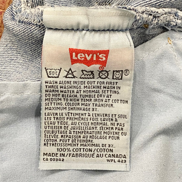 Vintage Levi’s 501 XX Button Fly Medium Wash Jeans Canada 36x34