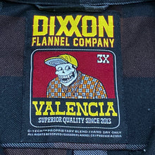 Load image into Gallery viewer, Dixxon Flannel Valencia Long Sleeve Button Up Shirt 3XL
