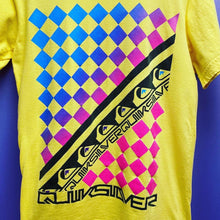 Load image into Gallery viewer, Vintage 90’s Quiksilver Surf Skate Geometric Neon T-Shirt Small

