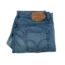 Load image into Gallery viewer, Levi’s 501 XX Medium Wash Blue Jeans USA 38x34 With Alterations
