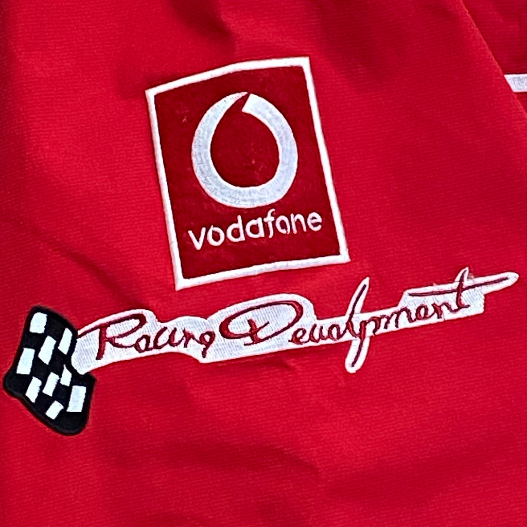 Vintage 1996 Ferrari Nice Man Sports Quilted Lined Shell Racing Jacket XXL