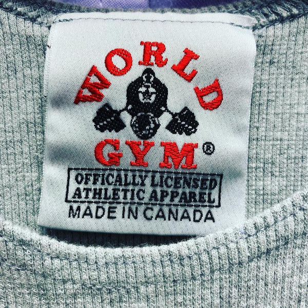 Vintage 90’s World Gym Ribbed Tank Top Women’s Large