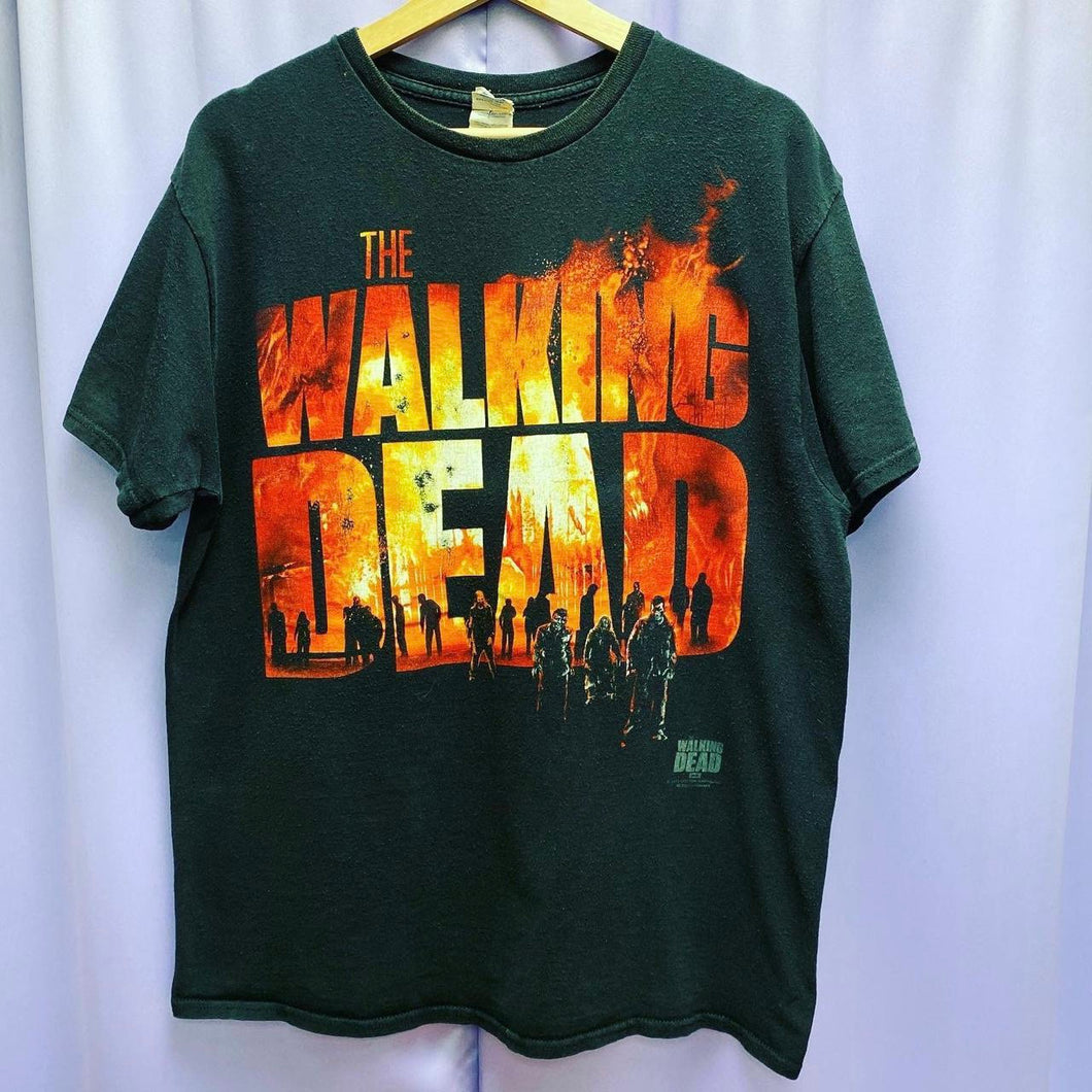 The Walking Dead 2013 Burning Zombies T-Shirt Large