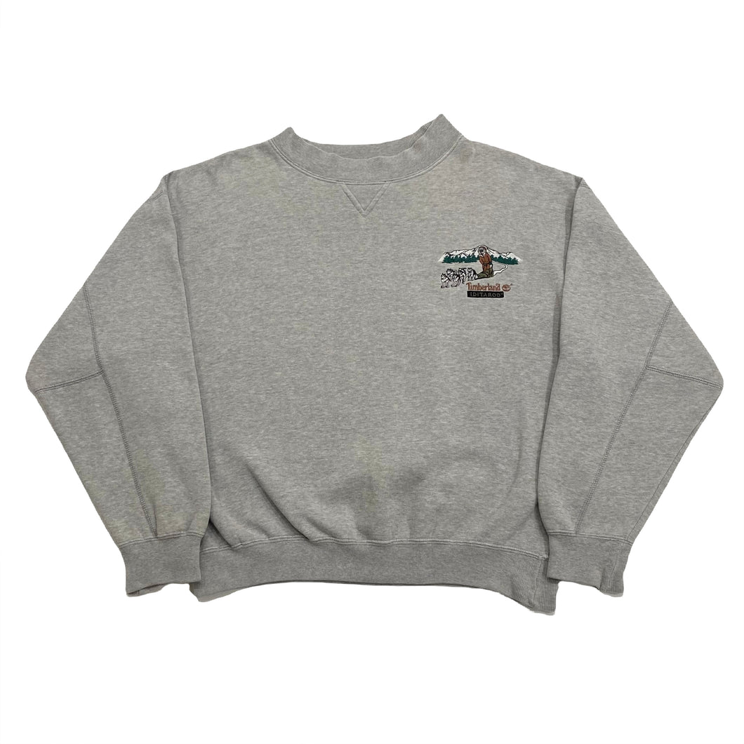 Vintage 90’s Timberland Weathergear Iditarod Embroidered Sweatshirt Women’s XL