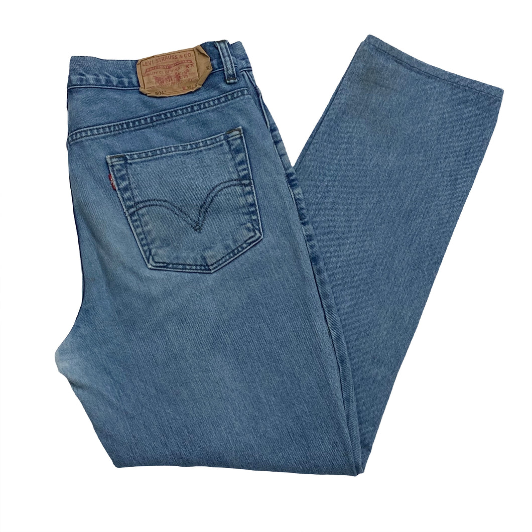 Levi’s 501 XX Medium Wash Blue Jeans USA 38x34 With Alterations