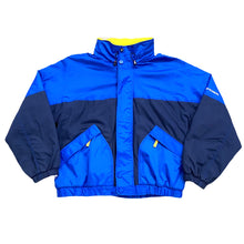 Load image into Gallery viewer, Vintage 90’s Tommy Hilfiger Fleece Lined Windbreaker Jacket with Concealable Hood XL
