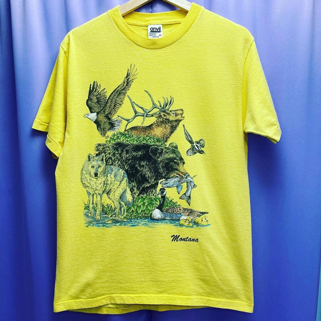 Vintage 90's Montana Wildlife T-Shirt Medium