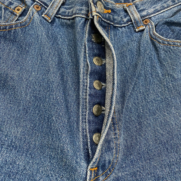 Vintage Levi’s 501 XX Button Fly Medium Wash Jeans 34x32