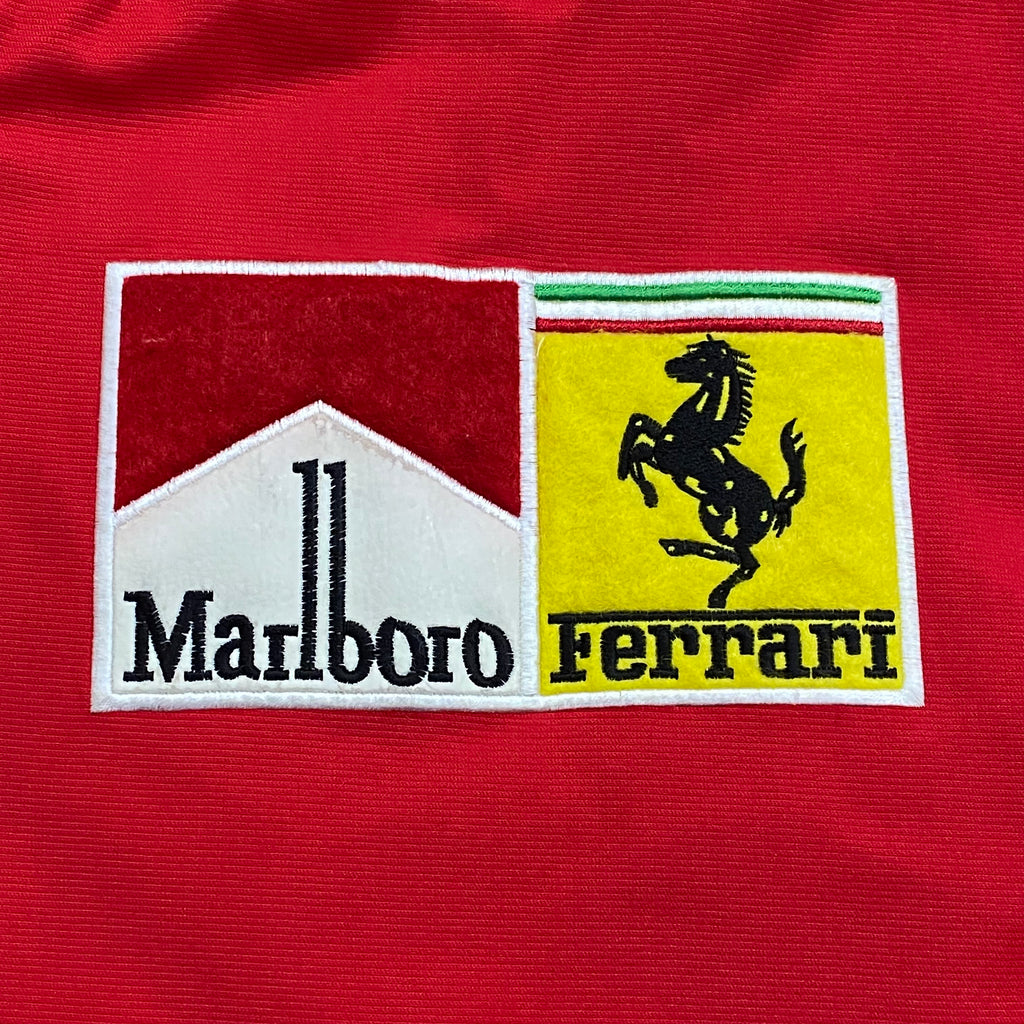 Vintage 1996 Ferrari Nice Man Sports Quilted Lined Shell Racing Jacket XXL