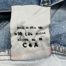 Load image into Gallery viewer, Levi’s 501 XX Medium Wash Blue Jeans USA 38x34 With Alterations
