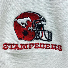 Load image into Gallery viewer, Vintage 90&#39;s Starter CFL Calgary Stampeders Polo Shirt Small

