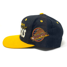 Load image into Gallery viewer, Vintage 90’s NHL Vancouver Canucks The Game Script Snapback Hat
