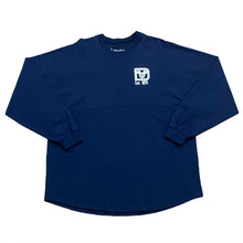Load image into Gallery viewer, Walt Disney World Navy Puffy Print Spellout Spirit Jersey Long Sleeve Shirt Medium

