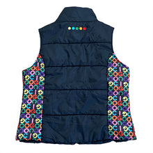 Load image into Gallery viewer, COOGI Rainbow Spell Out Puffer Vest Women’s XL
