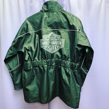 Load image into Gallery viewer, Harley Davidson 3M Reflective Rain Jacket Kids Large
