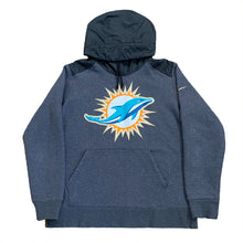 Load image into Gallery viewer, Nike NFL Miami Dolphins Sideline 727553-071 Hybrid Hoodie Sweatshirt Large (Like New)

