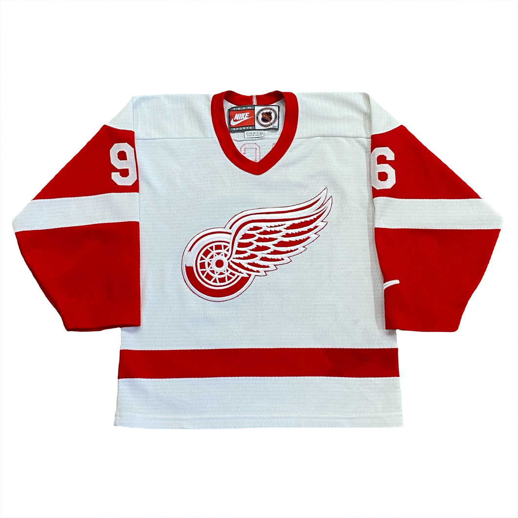 Nike NHL Detroit Red Wings Tomas Holmstrom Hockey Jersey Youth Large (14-16)