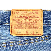 Load image into Gallery viewer, Vintage Levi’s 501 XX Button Fly Medium Wash Jeans Canada 36x34
