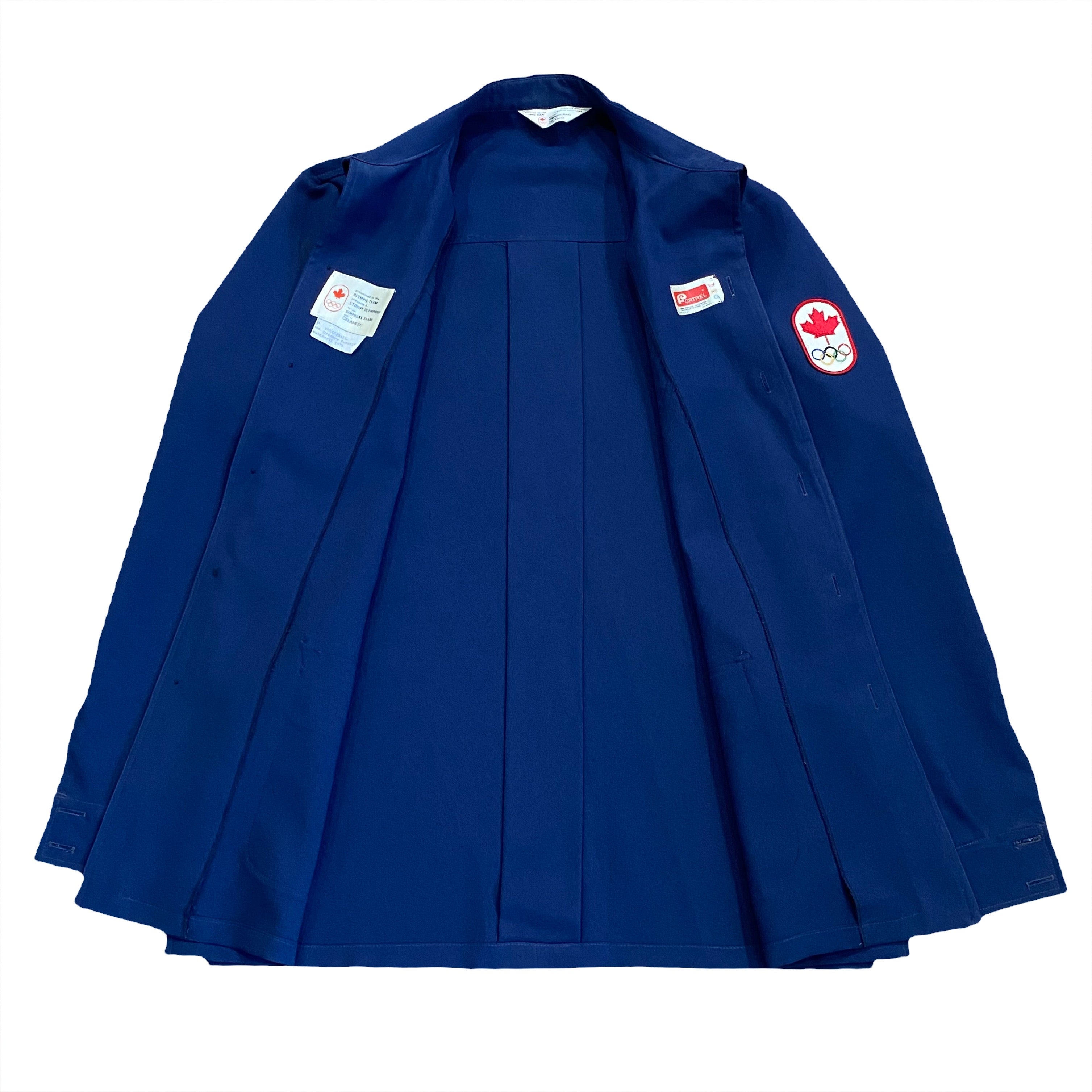 Rare Vintage 1976 Summer Olympics Canada Wrap Coat Custom Fit to Athlete