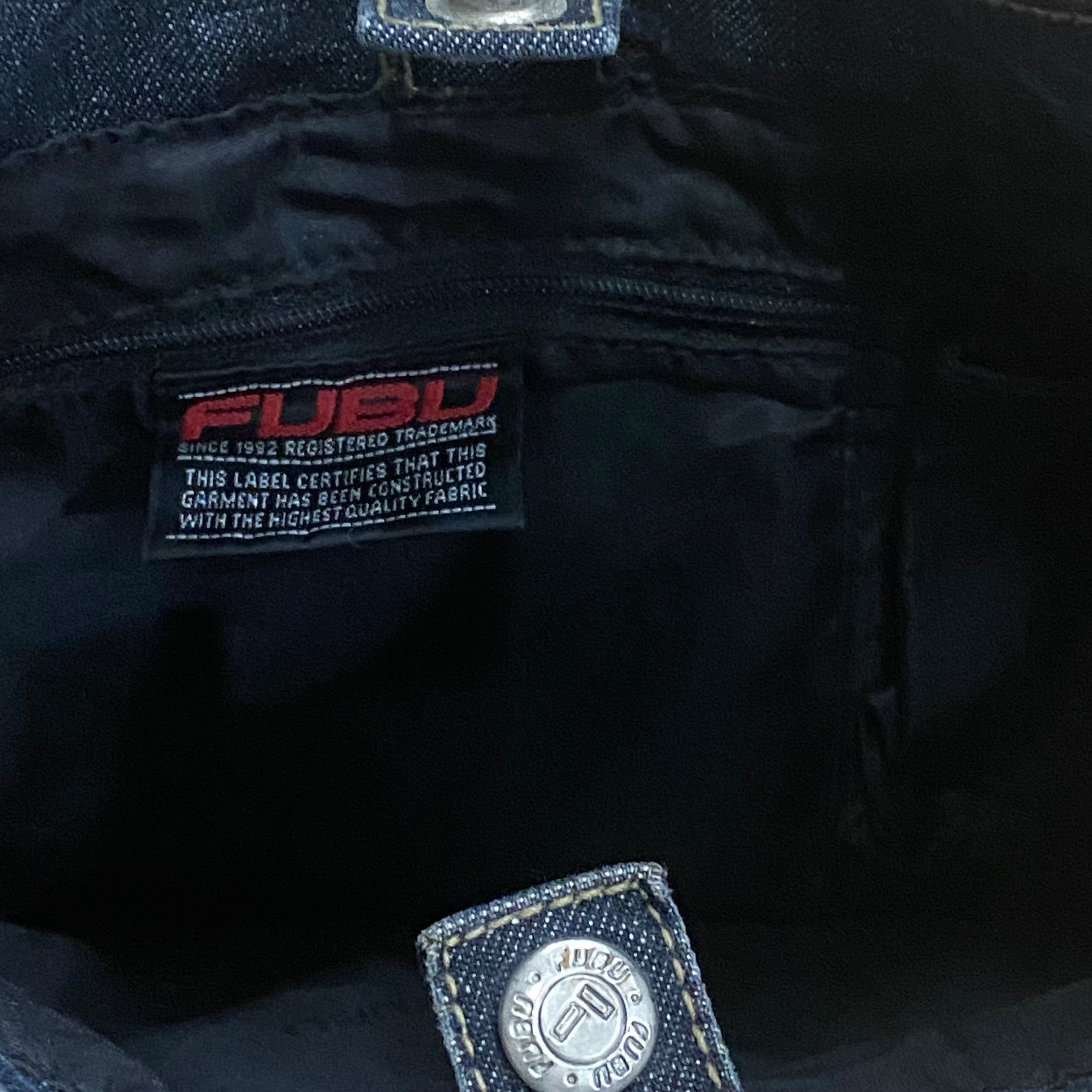 Vintage FUBU The Collection Denim Shoulder Bag