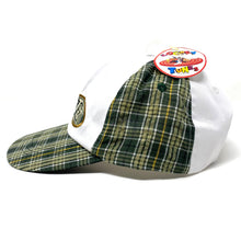 Load image into Gallery viewer, Vintage 1996 Looney Tunes Taz Plaid Elastic Back Hat  (New With Tags)
