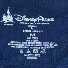 Load image into Gallery viewer, Walt Disney World Navy Puffy Print Spellout Spirit Jersey Long Sleeve Shirt Medium
