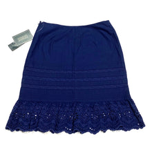 Load image into Gallery viewer, Deadstock Lauren Ralph Lauren Petite Provence True Navy Skirt Size 2P Womens
