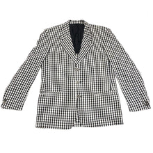 Load image into Gallery viewer, Versace Versus Black &amp; White Plaid Blazer Jacket Mens 50
