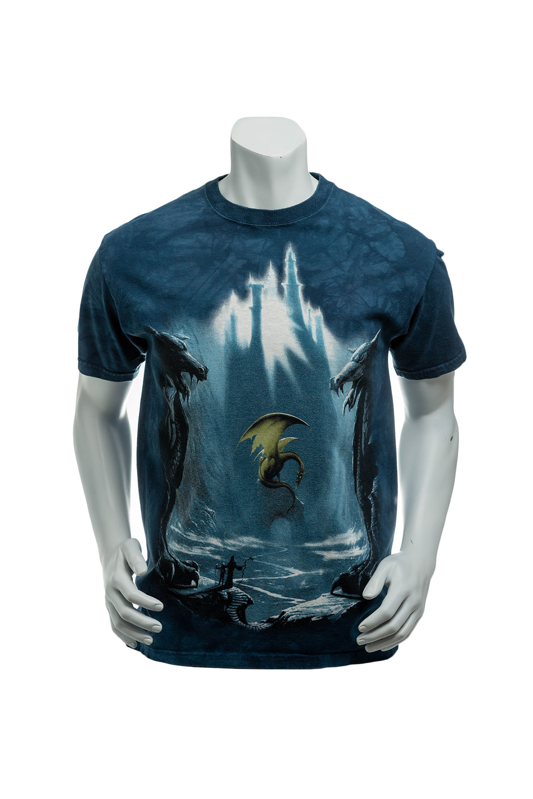 2002 The Mountain Lost Valley From The Book The Dragon Chronicles Stone Washed T-Shirt Men's Medium