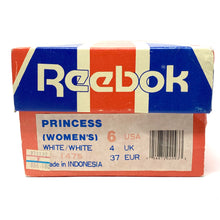 Load image into Gallery viewer, Vintage 1991 Reebok Princess Sneakers Size 6 Womens With Box
