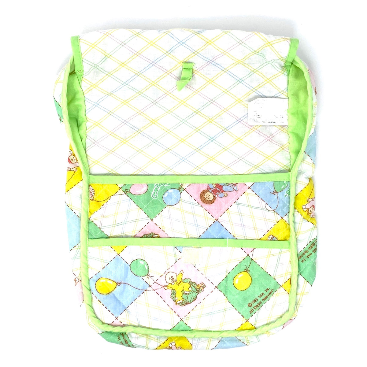 Vintage 1983 Cabbage Patch Kids Quilted Diaper Bag