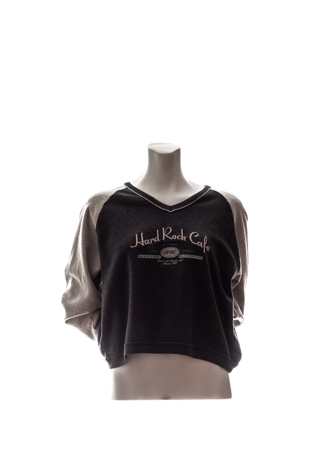 Vintage 90's Hard Rock Cafe St. Thomas Embroidered Sweatshirt Womens Medium